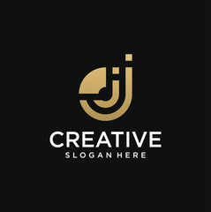 Vector collection of initial s monogram logo technology element design template for company