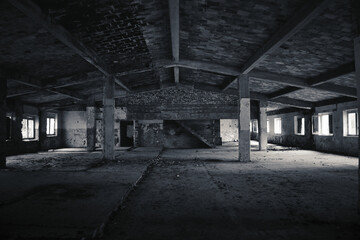 Old Abandoned Factory - Verlassener Ort - Beatiful Decay - Verlassener Ort - Urbex / Urbexing - Lost Place - Artwork - Creepy - High quality photo	 - obrazy, fototapety, plakaty