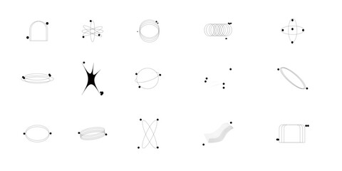 Monoline Aesthetic Element

