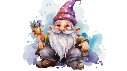 Fantasy gnome fairytale character 
