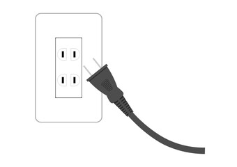 コンセントの差し込み口とプラグ