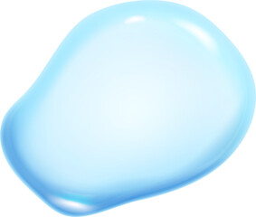 Blue Liquid Blob