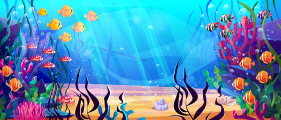 Underwater World Sea Bottom © klyaksun