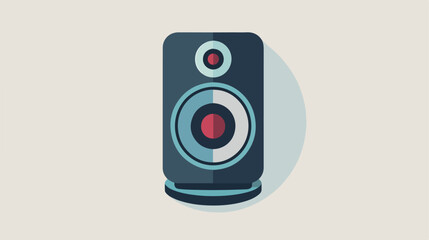 Speaker icon. Flat design style flat vector 