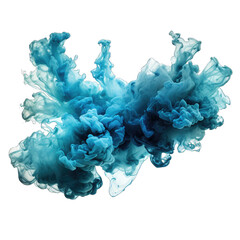ink paint cloud in water isolated transparent Background PNG - obrazy, fototapety, plakaty