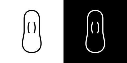 シンプルなナプキンのベクターアイコン