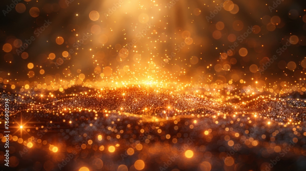 Aufkleber Sunlight. Starburst with sparkles. Glow light effect.