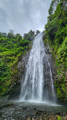 Fototapeta na wymiar Materuni Falls, the highest waterfall in northern Tanzania