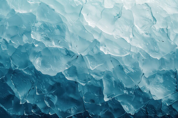Obraz premium Closeup ice surface texture. Background image. Created with Generative AI technology.