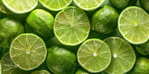 Organic Lime Texture Close-Up