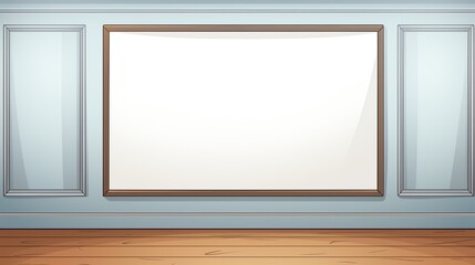 a white board on a wall
