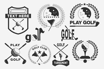 Dynamic Golf Typography Collection, Elevate Your Golf Game Typography Set,  Golf Typography, Trendy Golf Typography Graphics Pack, Stylish Golf Typography Art, Golf Typography Designs Bundle,  Sports 