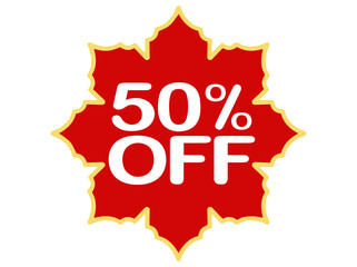 Special discount 50% off Background
