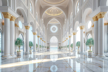 Fototapeta premium Interior for celebrating the end of Ramadan and the holiday of breaking the fast in Islam and Iftar.