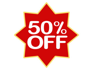 Discount 50 Percent Off
