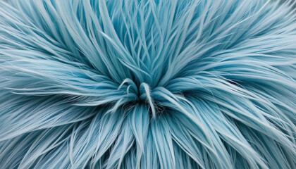 Expanded background of bushy blue fur colorful background