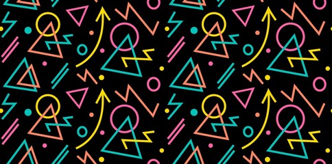 seamless lines, shape, circle, doodle, dot. abstract background in a minimalist style. modern pattern for print, paper, web design. modern art illustration.