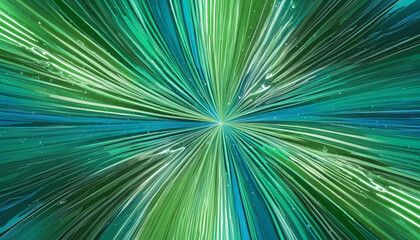 Intricate blue and green patterns and light background colorful background