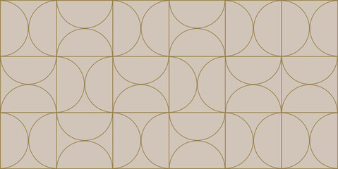 Luxury geometric gold line art and art deco background vector. Abstract geometric banner and elegant art nouveau with delicate. Illustration design for invitation, web banner, vip, decoration.  - 766918183