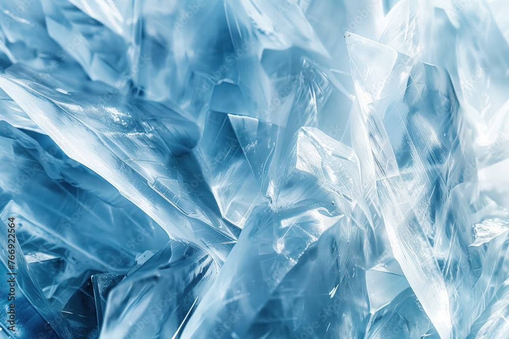 Poster closeup ice surface texture. background image. created with generative ai technology.