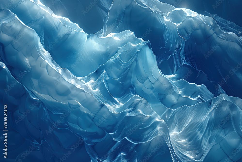 Poster abstract ice surface texture. background image. created with generative ai technology.