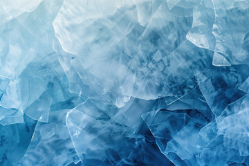 Obraz premium Closeup ice surface texture. Background image. Created with Generative AI technology.