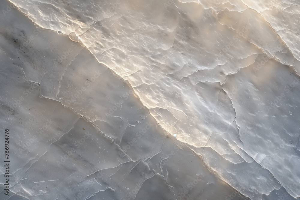 Poster closeup ice surface texture. background image. created with generative ai technology.