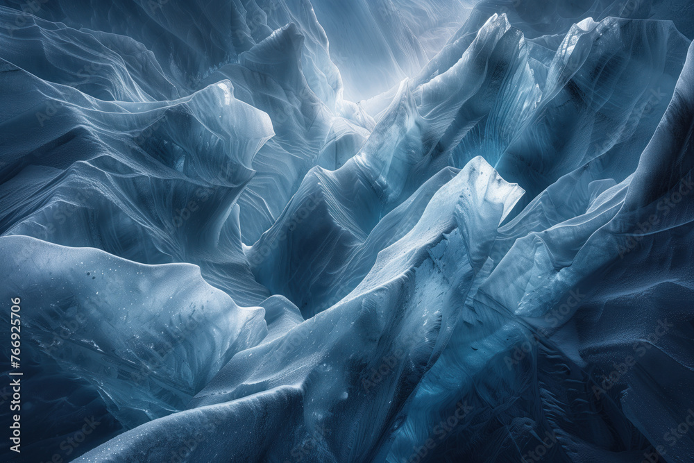 Poster abstract ice surface texture. background image. created with generative ai technology.