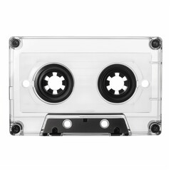 cassette tape isolated on white
