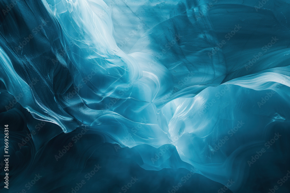 Poster closeup ice surface texture. background image. created with generative ai technology.