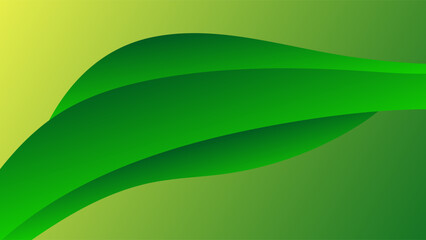 ABSTRACT GREEN GRADIENT BACKGROUND SMOOTH LIQUID COLORFUL BLURRED DESIGN WITH GEOMETRIC SHAPES VECTOR TEMPLATE GOOD FOR MODERN WEBSITE, WALLPAPER, COVER DESIGN 