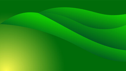 ABSTRACT GREEN GRADIENT BACKGROUND SMOOTH LIQUID COLORFUL BLURRED DESIGN WITH GEOMETRIC SHAPES VECTOR TEMPLATE GOOD FOR MODERN WEBSITE, WALLPAPER, COVER DESIGN 