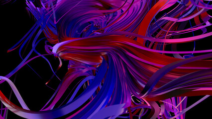 Abstract Background In The Streams Of Waves.  Multicolor rainbow swirl background. Abstract overlay multicolor background. Can be used as a texture or background for design projects, scenes, etc. 
