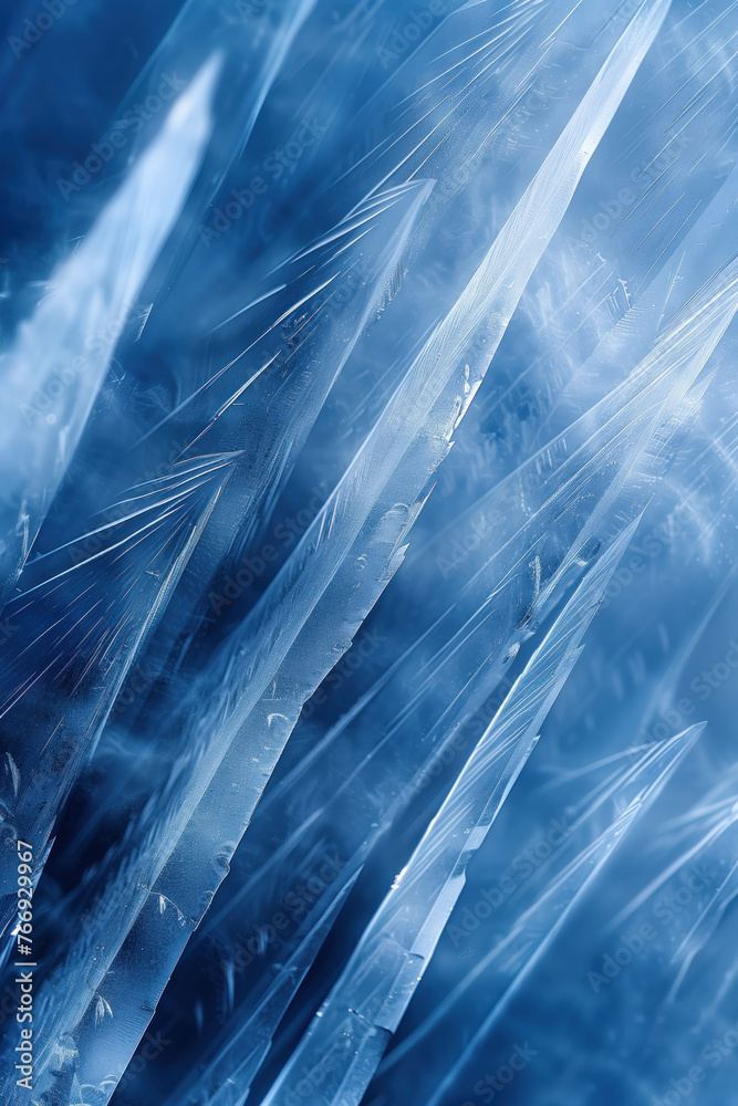 Poster closeup ice surface texture. background image. created with generative ai technology.