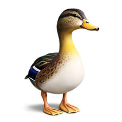 Obraz premium duck (drake) on a transparent background