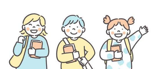 塾に通う子供たち