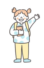 塾に通う子供