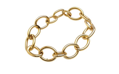 Circlet Chain isolated on transparent Background