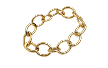 Circlet Chain isolated on transparent Background