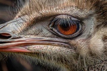 Poster A close-up portrait of an ostrich © Veniamin Kraskov