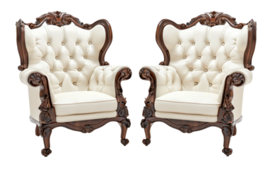 Reimagining Traditional Seating: The Classic Chair Edition isolated on transparent Background