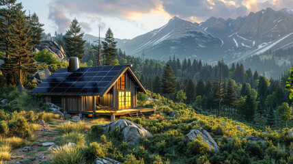 Alpine Retreat: Solar Harmony - 766935111