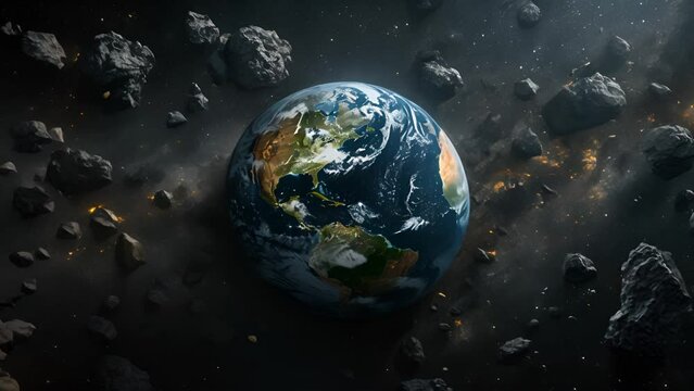 隕石と地球,Generative AI 