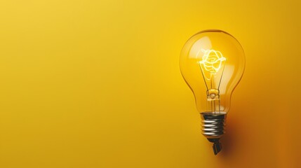 light bulb Shows the wisdom of success. Background images, colorful, diverse, creative. - obrazy, fototapety, plakaty