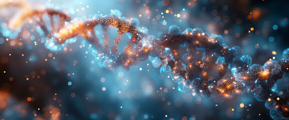 Cadena o estructura de ADN - obrazy, fototapety, plakaty