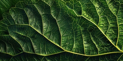 Organic Leaf Texture Close-up