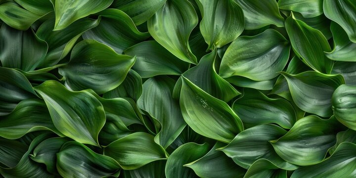 Vibrant Green Leaf Texture Background