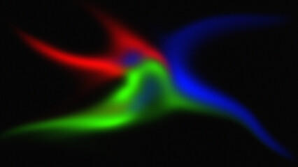 Red, green, blue Grainy noise texture gradient background