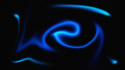 Blue and black Grainy noise texture gradient background