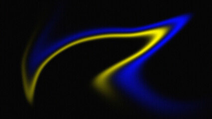 Blue and yellow Grainy noise texture gradient background